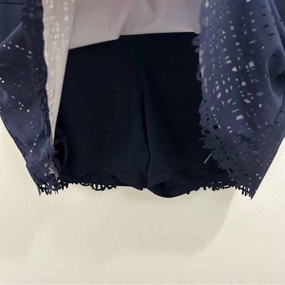 Lucky in Love Laser Cut Skort Small navy blue skirt tennis golf pickle ball - Picture 5 of 8